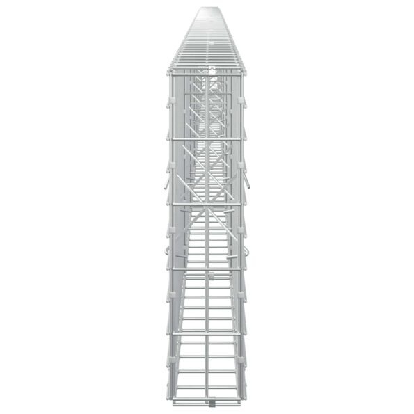 vidaXL Gabión s drôtom 3,5 mm a sieťou 5x10 cm 700x10x50 cm – Obrázok 4