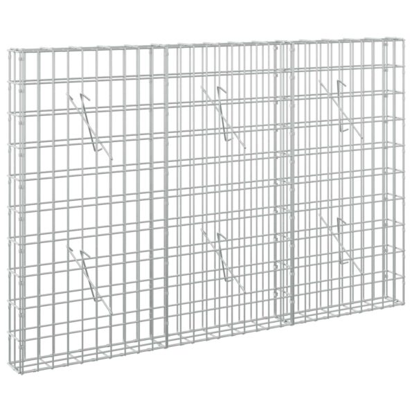 vidaXL Gabión s drôtom 3,5 mm a sieťou 5x10 cm 150x10x100 cm – Obrázok 2