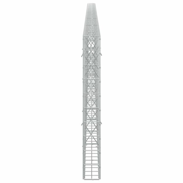 vidaXL Gabión s drôtom 3,5 mm a sieťou 5x10 cm 600x10x100 cm – Obrázok 4