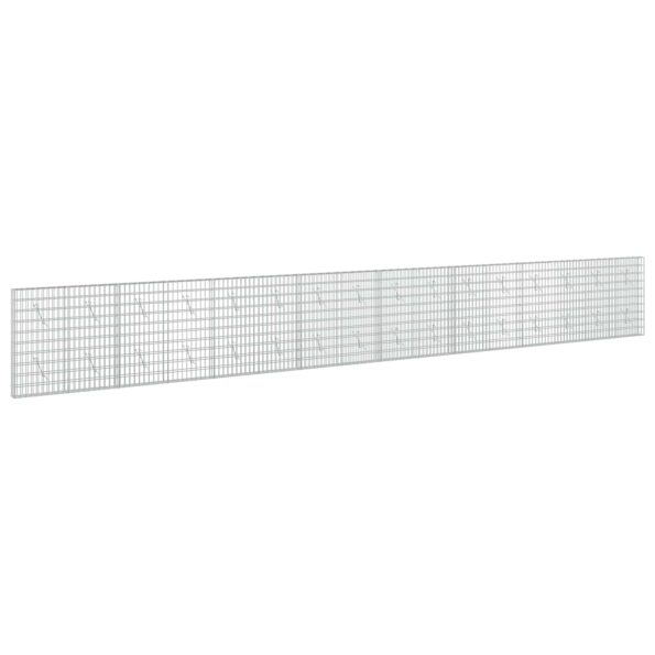 vidaXL Gabión s drôtom 3,5 mm a sieťou 5x10 cm 800x10x100 cm – Obrázok 2