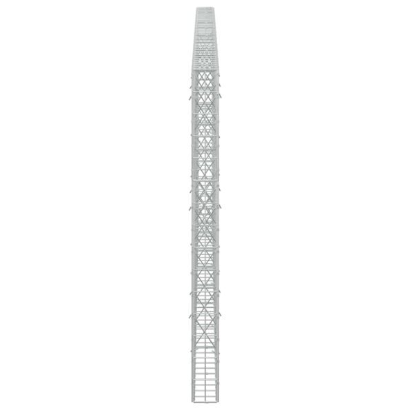 vidaXL Gabión s drôtom 3,5 mm a sieťou 5x10 cm 450x10x150 cm – Obrázok 4