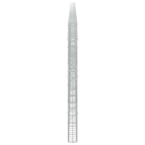 vidaXL Gabión s drôtom 3,5 mm a sieťou 5x10 cm 1000x10x150 cm – Obrázok 4