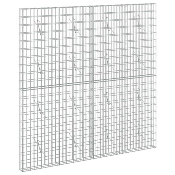 vidaXL Gabión s drôtom 3,5 mm a sieťou 5x10 cm 200x10x200 cm – Obrázok 2