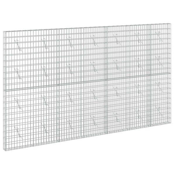 vidaXL Gabión s drôtom 3,5 mm a sieťou 5x10 cm 350x10x200 cm – Obrázok 2