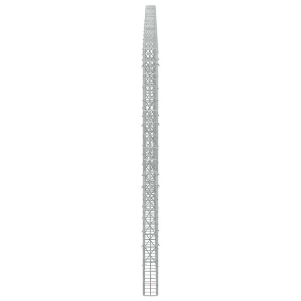 vidaXL Gabión s drôtom 3,5 mm a sieťou 5x10 cm 550x10x200 cm – Obrázok 4