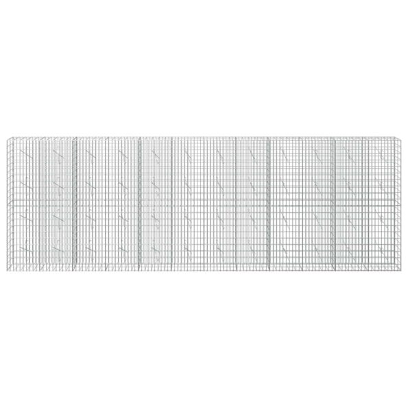 vidaXL Gabión s drôtom 3,5 mm a sieťou 5x10 cm 600x10x200 cm – Obrázok 3
