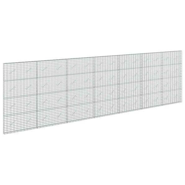 vidaXL Gabión s drôtom 3,5 mm a sieťou 5x10 cm 700x10x200 cm – Obrázok 2