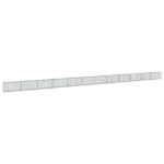 vidaXL Gabión s drôtom 3,5 mm a sieťou 5x10 cm 1200x20x50 cm – Obrázok 2