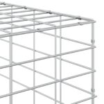 vidaXL Gabión s drôtom 3,5 mm a sieťou 5x10 cm 1200x20x50 cm – Obrázok 5