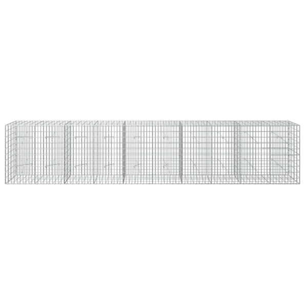 vidaXL Gabión s drôtom 3,5 mm a sieťou 5x10 cm 500x20x100 cm – Obrázok 3