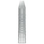 vidaXL Gabión s drôtom 3,5 mm a sieťou 5x10 cm 800x20x100 cm – Obrázok 4