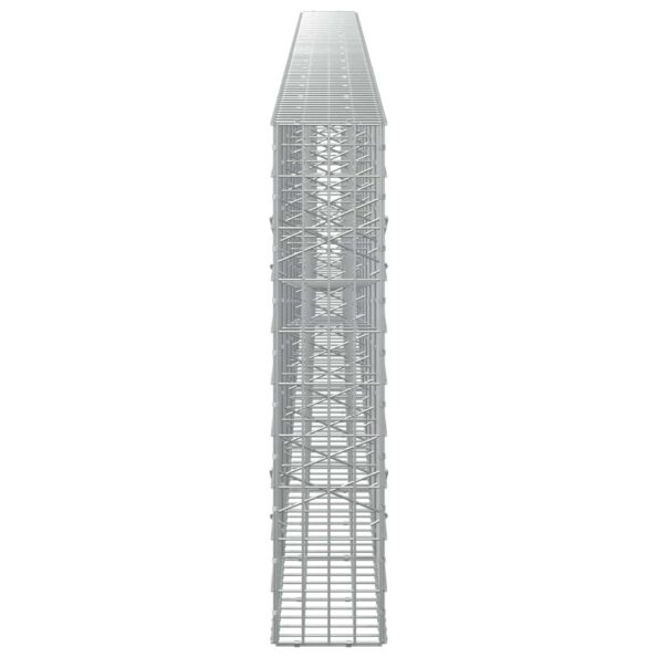 vidaXL Gabión s drôtom 3,5 mm a sieťou 5x10 cm 800x20x100 cm – Obrázok 4