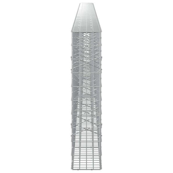 vidaXL Gabión s drôtom 3,5 mm a sieťou 5x10 cm 1000x20x100 cm – Obrázok 4