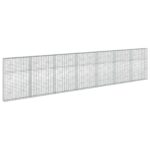 vidaXL Gabión s drôtom 3,5 mm a sieťou 5x10 cm 700x20x150 cm – Obrázok 2