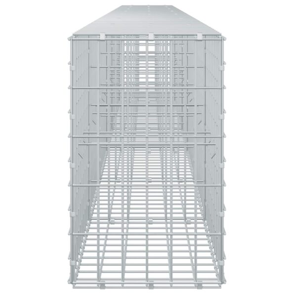 vidaXL Gabión s drôtom 3,5 mm a sieťou 5x10 cm 700x30x50 cm – Obrázok 4