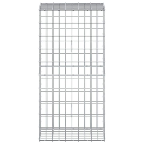 vidaXL Gabión s drôtom 3,5 mm a sieťou 5x10 cm 50x30x100 cm – Obrázok 3