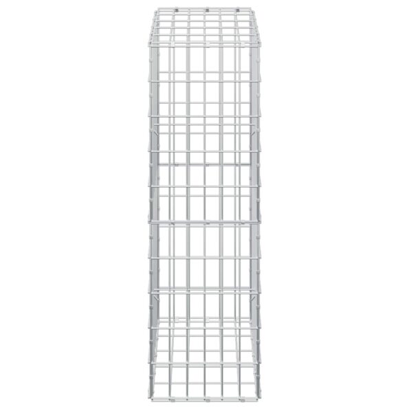 vidaXL Gabión s drôtom 3,5 mm a sieťou 5x10 cm 50x30x100 cm – Obrázok 4