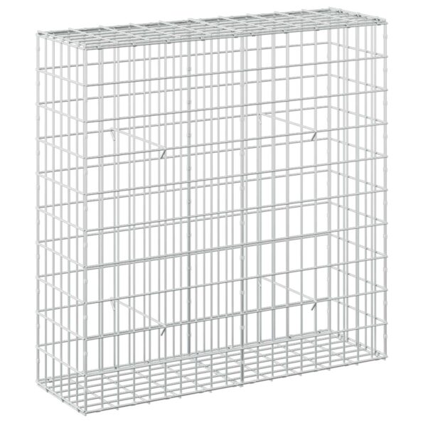 vidaXL Gabión s drôtom 3,5 mm a sieťou 5x10 cm 100x30x100 cm – Obrázok 2