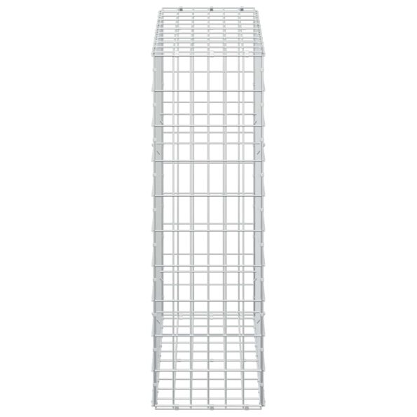 vidaXL Gabión s drôtom 3,5 mm a sieťou 5x10 cm 100x30x100 cm – Obrázok 4