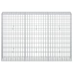 vidaXL Gabión s drôtom 3,5 mm a sieťou 5x10 cm 150x30x100 cm – Obrázok 3