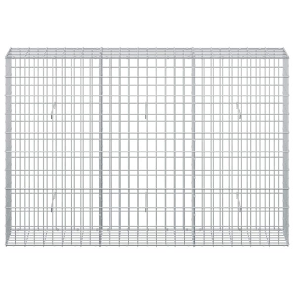 vidaXL Gabión s drôtom 3,5 mm a sieťou 5x10 cm 150x30x100 cm – Obrázok 3