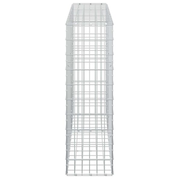 vidaXL Gabión s drôtom 3,5 mm a sieťou 5x10 cm 150x30x100 cm – Obrázok 4
