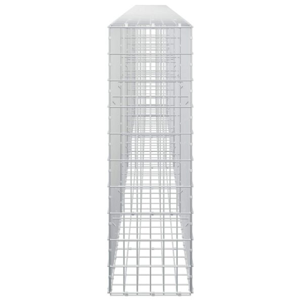 vidaXL Gabión s drôtom 3,5 mm a sieťou 5x10 cm 450x30x100 cm – Obrázok 4