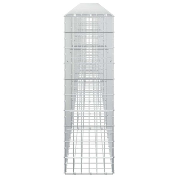 vidaXL Gabión s drôtom 3,5 mm a sieťou 5x10 cm 500x30x100 cm – Obrázok 4