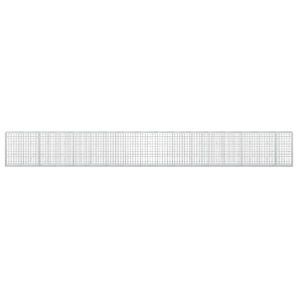 vidaXL Gabión s drôtom 3,5 mm a sieťou 5x10 cm 850x30x100 cm – Obrázok 3