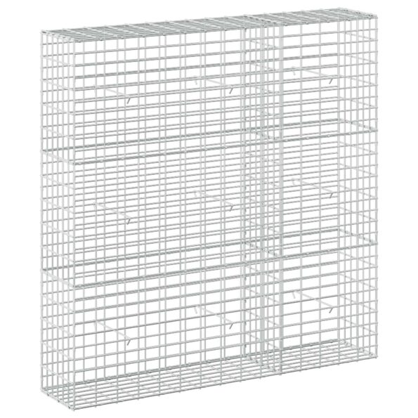 vidaXL Gabión s drôtom 3,5 mm a sieťou 5x10 cm 150x30x150 cm – Obrázok 2