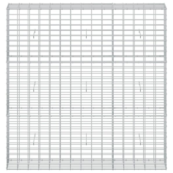 vidaXL Gabión s drôtom 3,5 mm a sieťou 5x10 cm 150x30x150 cm – Obrázok 3