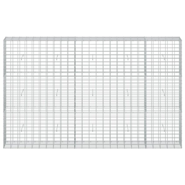 vidaXL Gabión s drôtom 3,5 mm a sieťou 5x10 cm 250x30x150 cm – Obrázok 3