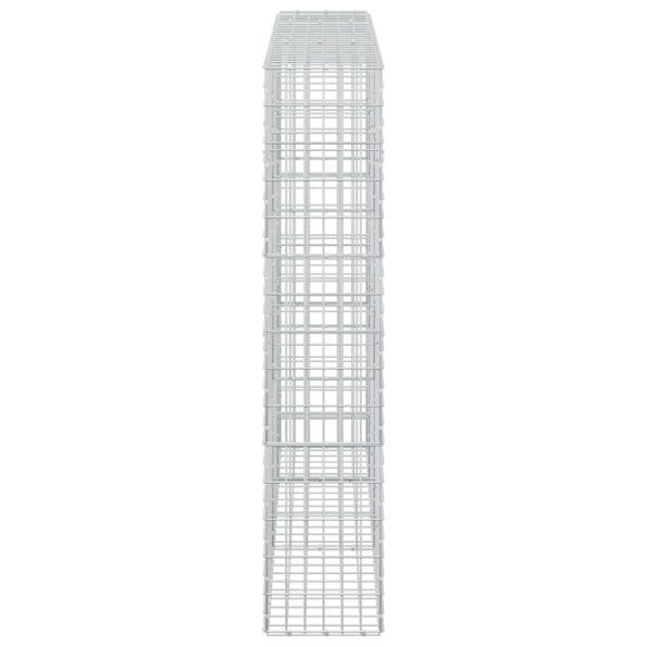 vidaXL Gabión s drôtom 3,5 mm a sieťou 5x10 cm 250x30x150 cm – Obrázok 4