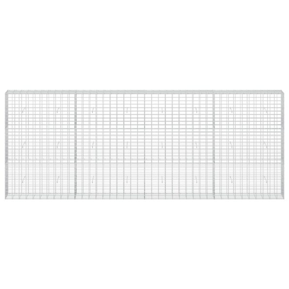vidaXL Gabión s drôtom 3,5 mm a sieťou 5x10 cm 400x30x150 cm – Obrázok 3