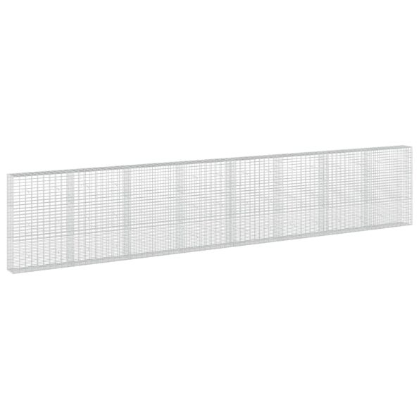 vidaXL Gabión s drôtom 3,5 mm a sieťou 5x10 cm 800x30x150 cm – Obrázok 2