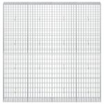 vidaXL Gabión s drôtom 3,5 mm a sieťou 5x10 cm 200x30x200 cm – Obrázok 3