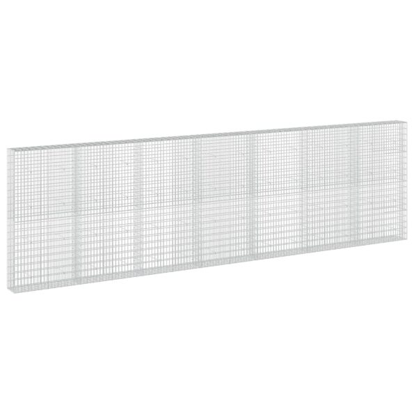 vidaXL Gabión s drôtom 3,5 mm a sieťou 5x10 cm 700x30x200 cm – Obrázok 2