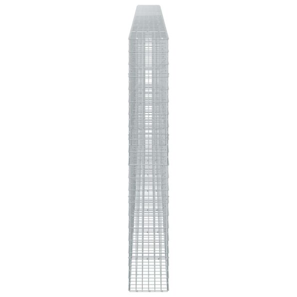 vidaXL Gabión s drôtom 3,5 mm a sieťou 5x10 cm 700x30x200 cm – Obrázok 4