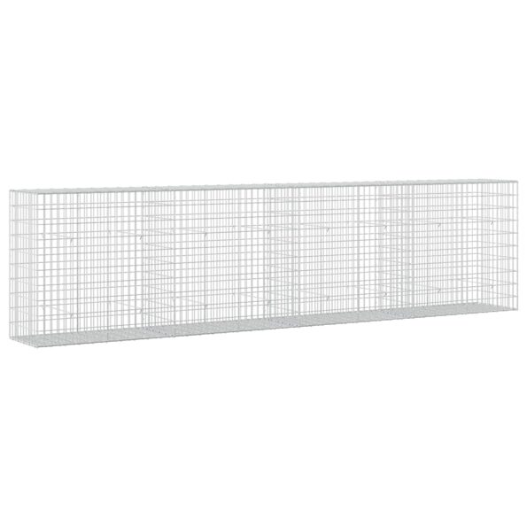 vidaXL Gabión s drôtom 3,5 mm a sieťou 5x10 cm 400x50x100 cm – Obrázok 2