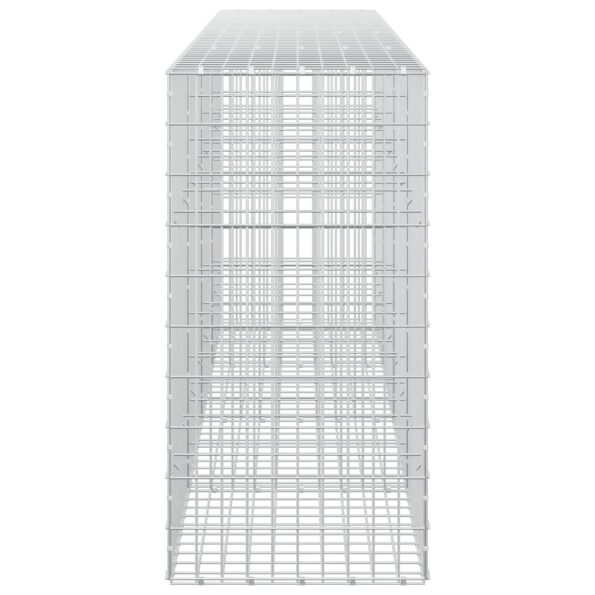 vidaXL Gabión s drôtom 3,5 mm a sieťou 5x10 cm 400x50x100 cm – Obrázok 4