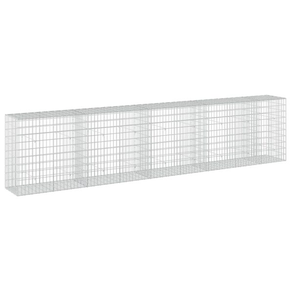 vidaXL Gabión s drôtom 3,5 mm a sieťou 5x10 cm 450x50x100 cm – Obrázok 2