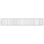 vidaXL Gabión s drôtom 3,5 mm a sieťou 5x10 cm 650x50x100 cm – Obrázok 3
