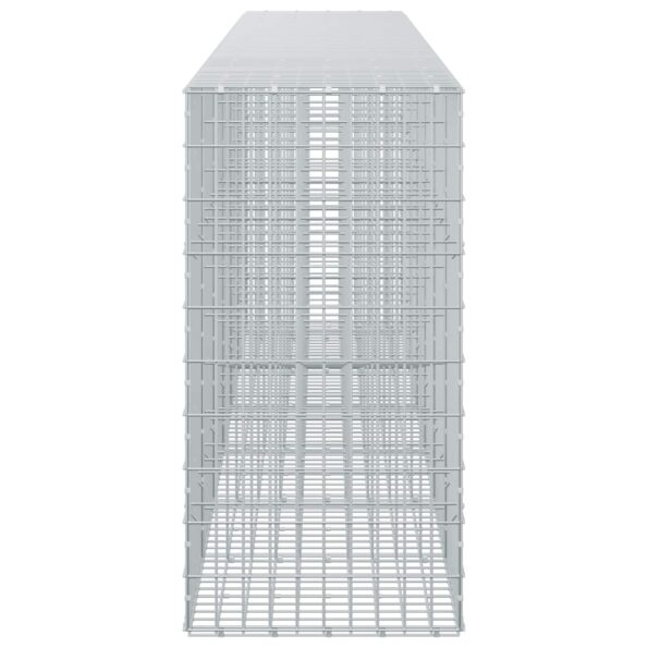 vidaXL Gabión s drôtom 3,5 mm a sieťou 5x10 cm 650x50x100 cm – Obrázok 4
