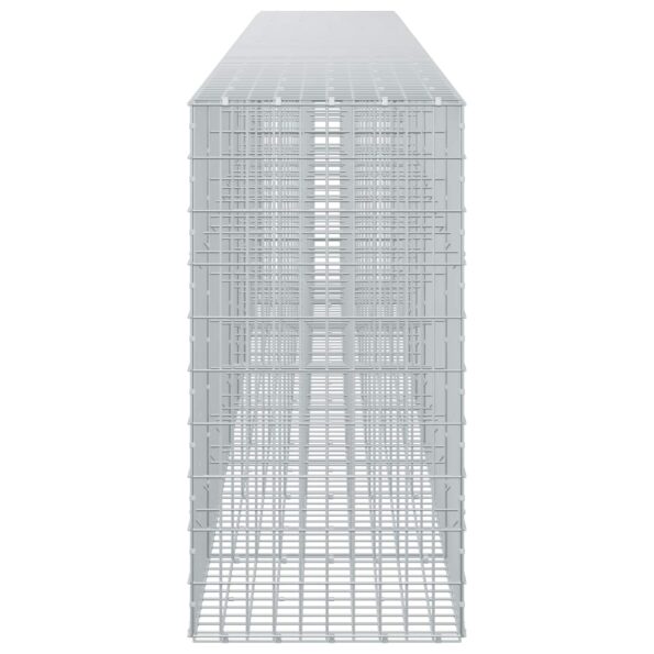 vidaXL Gabión s drôtom 3,5 mm a sieťou 5x10 cm 800x50x100 cm – Obrázok 4