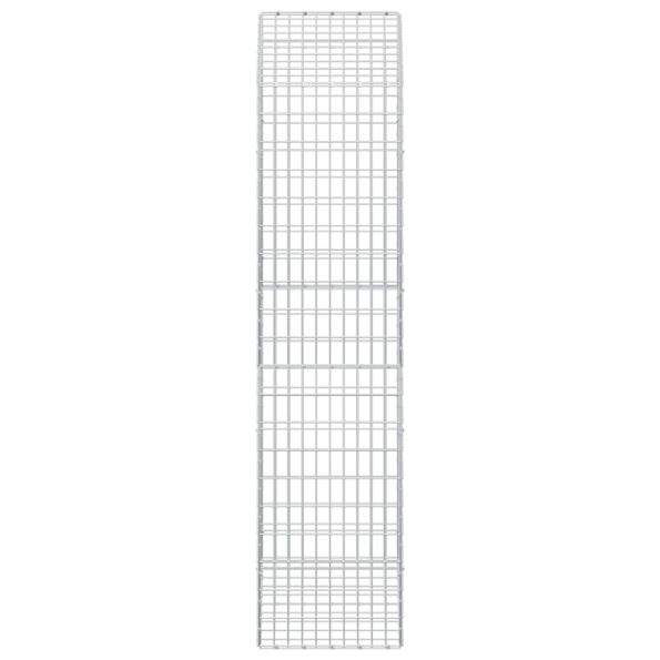 vidaXL Gabión s drôtom 3,5 mm a sieťou 5x10 cm 100x50x200 cm – Obrázok 4