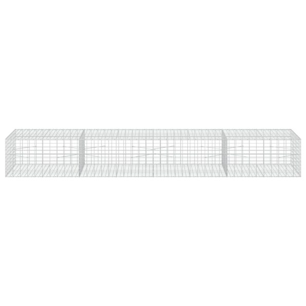 vidaXL Gabión s drôtom 3,5 mm a sieťou 5x10 cm 400x100x50 cm – Obrázok 3