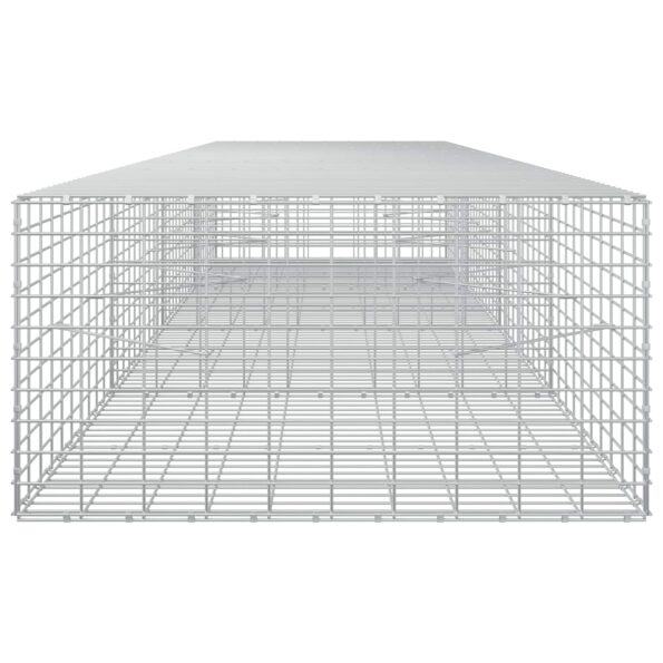 vidaXL Gabión s drôtom 3,5 mm a sieťou 5x10 cm 400x100x50 cm – Obrázok 4