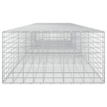 vidaXL Gabión s drôtom 3,5 mm a sieťou 5x10 cm 450x100x50 cm – Obrázok 4