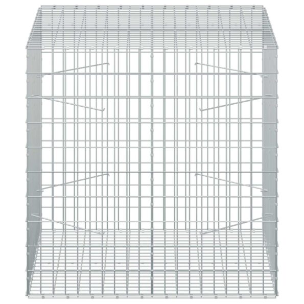 vidaXL Gabión s drôtom 3,5 mm a sieťou 5x10 cm 100x100x100 cm – Obrázok 4