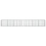 vidaXL Gabión s drôtom 3,5 mm a sieťou 5x10 cm 700x100x100 cm – Obrázok 3
